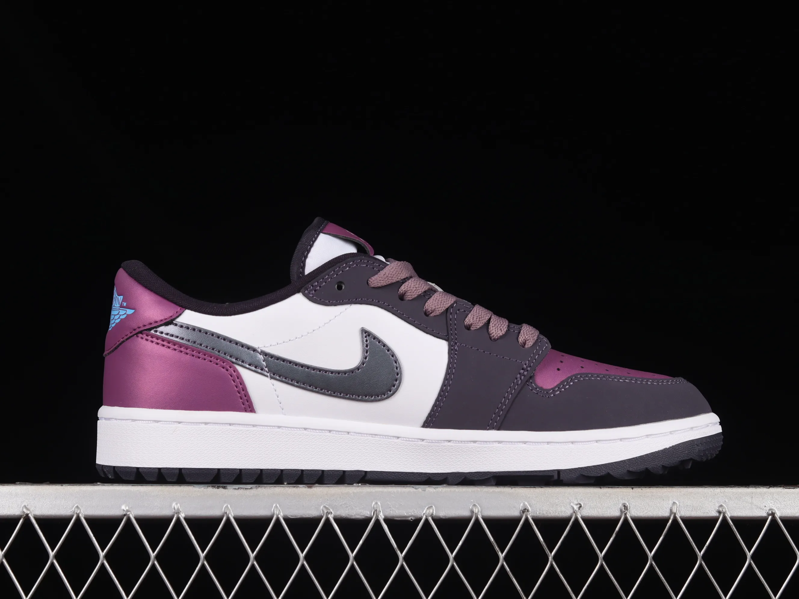 All categories Air Jordan Jordan series basketball shoes Air Jordan 1 Low G version pure original Air Jordan 1 Low Golf "Purple Smoke" AJ1 Joe 1 new golf version smoke white purple DZ9787-155